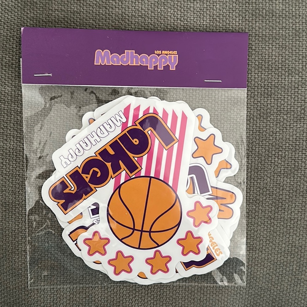 Madhappy Lakers Stickers